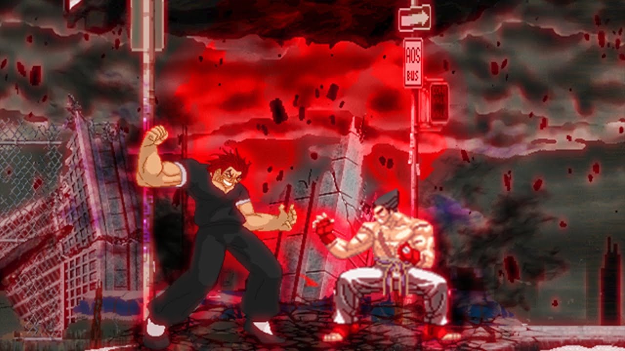 Tekken vs Baki the Grappler) Heihachi Mishima vs Yurijo Hanma