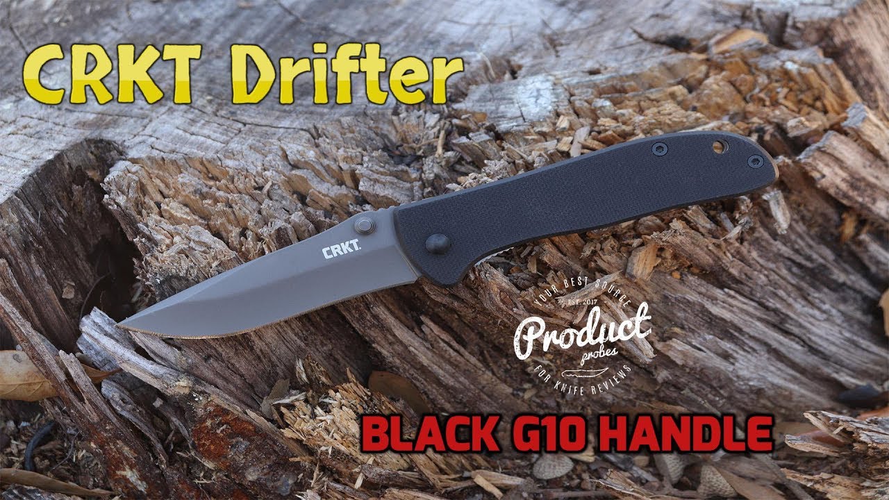 CRKT Drifter EDC Folding Pocket Knife Review (6450K) YouTube
