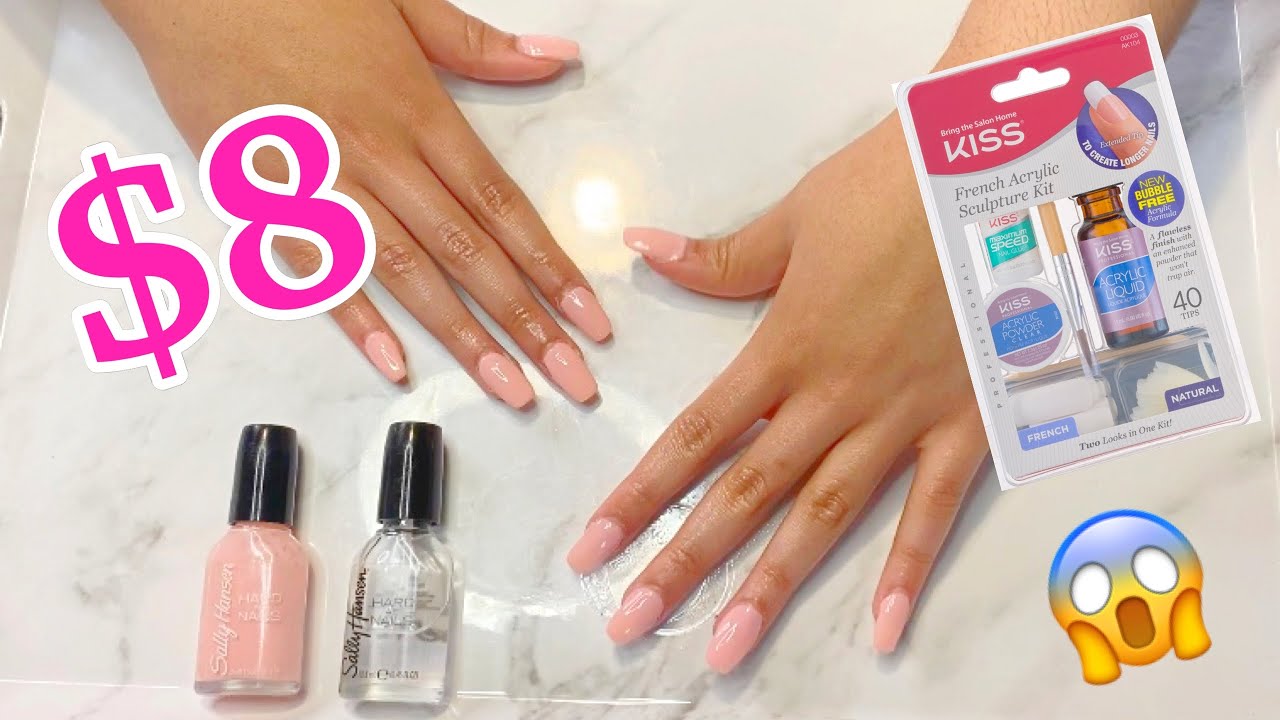 1. Kiss Color Acrylic Nail Kit - Pink - wide 10
