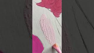 Drawing with pink markers #shorts