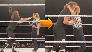 WWE | Official Female Referee Stunner To Sami Zayn | Kevin Owens vs Sami Zayn | WWE Live Event 2023 Net Worth