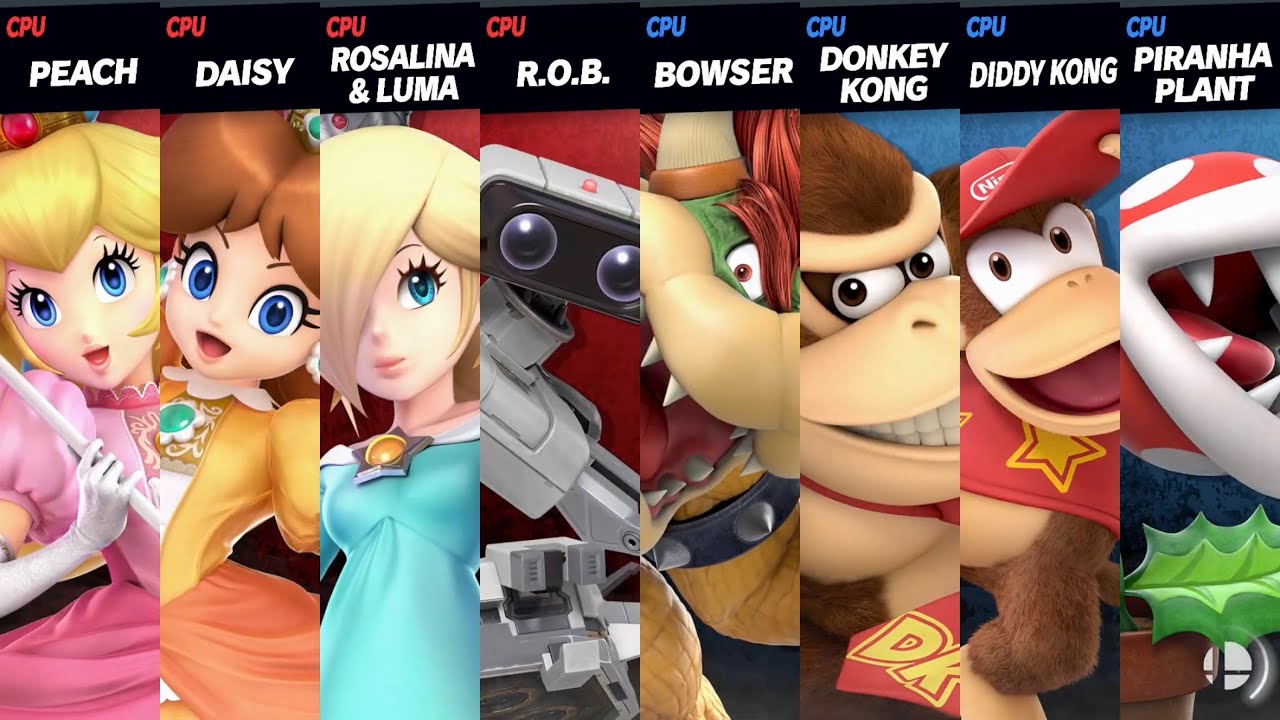 Super Smash Bros. Ultimate - Kingsbridge Peach Vs. Team Bowser - YouTube