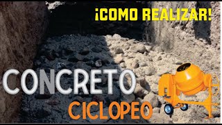 Proceso de fabricación de concreto ciclópeo | Ma Arquitectos