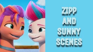 Zipp & Sunny Scenes [My Little Pony: Make Your Mark] | 1080p Logoless *chpt.1 & chpt.2 / REQUESTED*