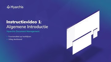 Instructievideo 1: Algemene introductie HDM