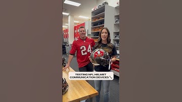 Want to know how the QB hears the play call? 👀📞 #buccaneers #nfl #helmet #hookedonhelmets #shorts
