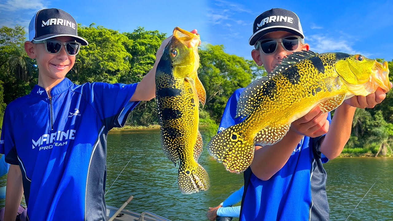 PESCARIA DE TUCUNARÉS, AQUI É O PARAÍSO!
