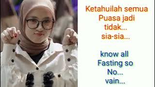 Lirik Lagu SYARAT SAH BERPUASA Cover By NISSA SABYAN