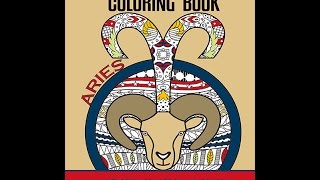 Aries Zodiac Sign Coloring Book by My Time To Color