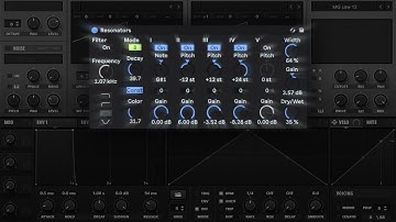 How I use Resonators to add Extra Tone to a Synth Sound in Ableton Live 10