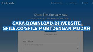 Cara Download Di Website Sfile.co Atau Sfile MOBI