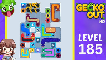Gecko Out Level 185 Solution Walkthrough