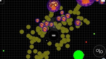 INVISIBLE SKIN ON BLACK BACKGROUND 😏 (AGAR.IO MOBILE)
