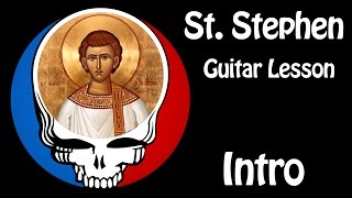St Stephen Guitar Lesson Intro with tab