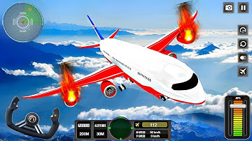 Real Flight Airplane City Pilot Simulator - Plane Boeing Emergency Landing - Android Gameplay
