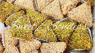 أسهل طريقة لعمل #صمصة احترافية عملت كمية كبيرة في وقت قصير / Samsa aux fruits secs professionnel