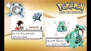 Rare random shiny Poliwhirl encounter   epic shiny beta Politoed showcase!