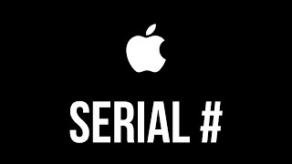 How to Find Serial Number on iPhone iPad iPod