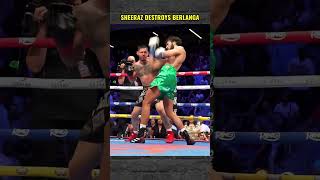 Hamzah Sheeraz vs Edgar Berlanga | Brutal Knockdowns &amp; TKO Finish