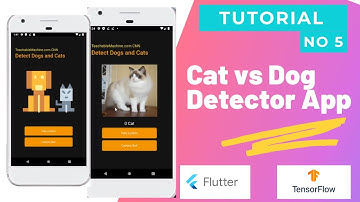 Cat vs Dog Detector App | Setting up Home - Part 2 | Flutter Android & IOS | Machine Learning