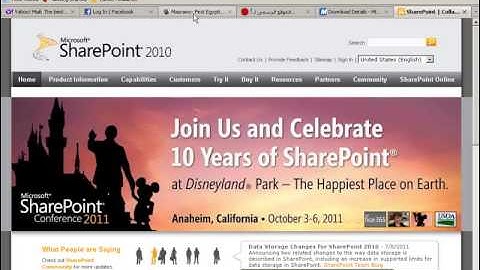 Sharepoint 2010 lesson 1..arabic Ahmed Nazmy