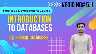 Introduction to Databases ||SQL and NON SQL database|| COD Crafters | Web Development