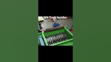 Most Satisfying Shredding Machine  Trees destroying #ASMR