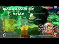 World record tie ipestys fighterz android 17 combo challenge 1m 10s