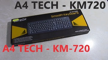 A4 TECH KM-720 KABLOLU KLAVYE KUTU AÇIMI