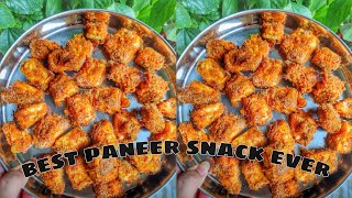 Crispy Paneer | 5 minutes Snack | Tea time Snack | Foodvoodindia