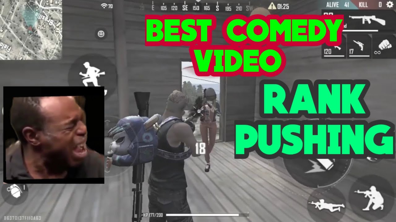 BEST COMEDY VIDEO FREE FIRE RANK PUSHING 😰😰😰🤧🤧🤧🤒🤒🤒😱😱 - YouTube