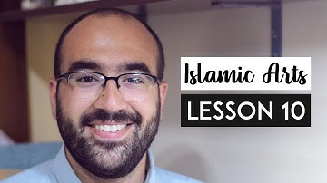 Lesson 10, a more sophisticated way in dealing with the twelve pointed stars Islamic pattern.
