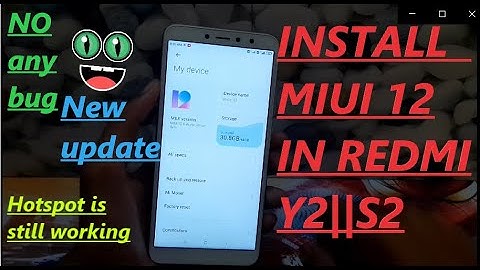 Install MIUI 12  In  Y2||S2  No Bug