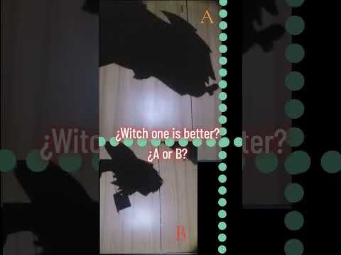 Witch shadow is better A or B