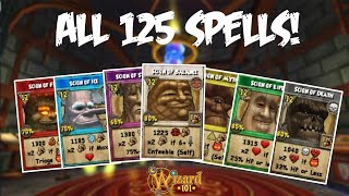 Wizard101 All 7 New Level 125 Spell Animations Double Effects Included - Empyrea Spells