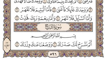 سورة الشرح/ الشيخ محمد أيوب رحمه الله