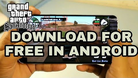 Gta San Andreas in Android with cheat code[no root]