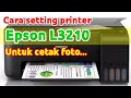 Apakah printer epson l3210 bisa cetak foto