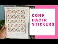 Cómo hacer stickers con Cricut maker