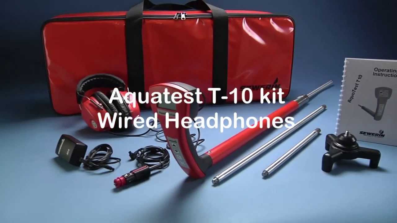 Aqua Test T-10 Kit Wired Headphones Quick Look Video by Pipe Tools Inc