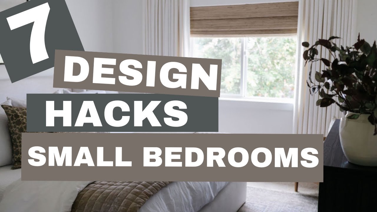 7 TOP SMALL BEDROOM DESIGN HACKS! - YouTube