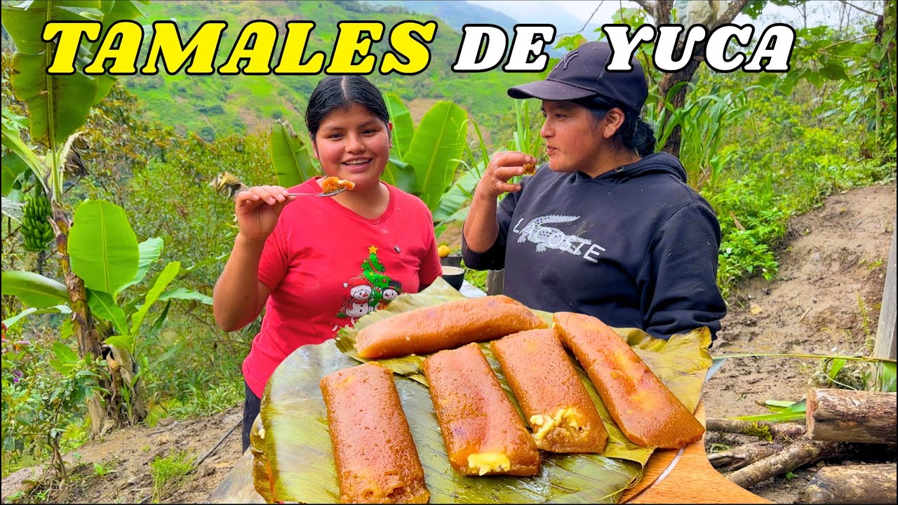 Prepare unos deliciosos TAMALES DE YUCA junto a mi mamá - NATHALIA