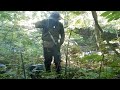 函館渓流で必須！！鉈で山おやじ撃退っす