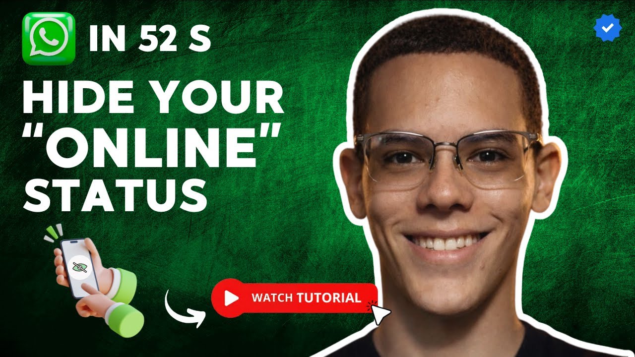 How to HIDE Your “Online” STATUS on WHATSAPP in 52 S
