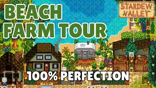 Stardew Valley 1.6 BEACH FARM TOUR (100% PERFECTION, No mods, No waivers) screenshot 4