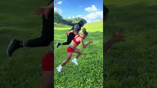 Childhood And Adulthood Us Flash Sha Carri Richardson Winning World Championship