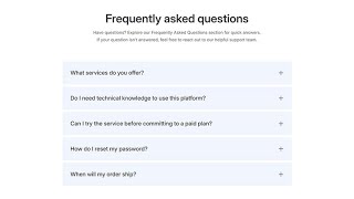 Create AMAZING Faq Accordion With Html Css JavaScript!