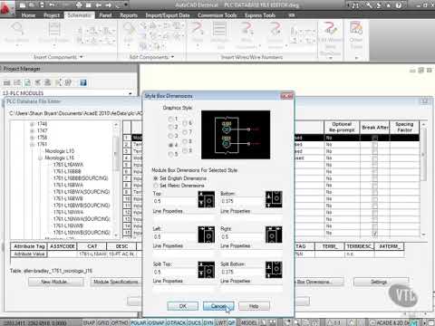 AutoCAD Electrical_Ryuzin (13 07 PLC Database File Editor) - YouTube
