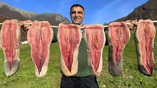 Cooking Beef Tongues In The Mountains According To A Family Recipe! Life in the Village