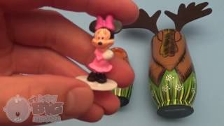 Surprise Eggs Learn Sizes From Smallest To Biggest With Woodland Animal Nesting Eggs